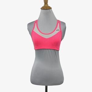 Brooks Sports Bra Womens SP Small Petite Hot Pink Epiphany Running Compression